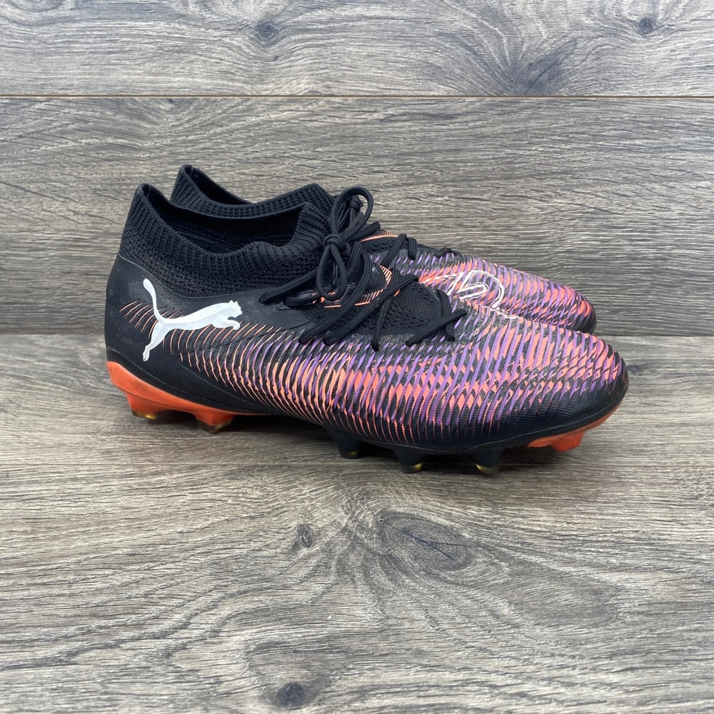 Puma Future Z 3.4 FG/AG Soccer Cleats Womens 8 Black Purple Orange 106962-01